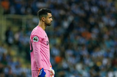 Diogo Costa Supertaca Candido de Oliveira 2024 maçında Estadio Municipal de Aveiro, Portekiz 'deki Sporting CP ve FC Porto takımları arasında (Maciej Rogowski)