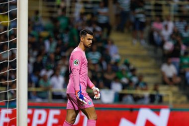 Diogo Costa Supertaca Candido de Oliveira 2024 maçında Estadio Municipal de Aveiro, Portekiz 'deki Sporting CP ve FC Porto takımları arasında (Maciej Rogowski)
