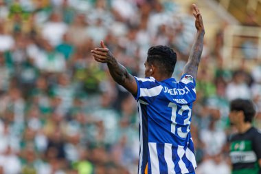 Wenderson Galeno Supertaca Candido de Oliveira 2024 maçında Estadio Municipal de Aveiro, Portekiz 'deki Sporting CP ve FC Porto takımları arasında (Maciej Rogowski)