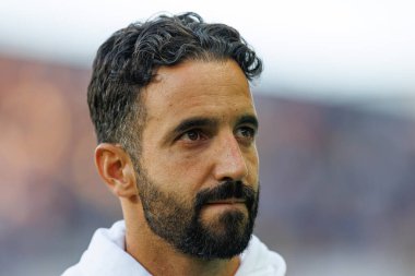 Ruben Amorim Supertaca Candido de Oliveira 2024 maçında Estadio Municipal de Aveiro, Portekiz 'deki Sporting CP ve FC Porto takımları arasında oynadı (Maciej Rogowski)