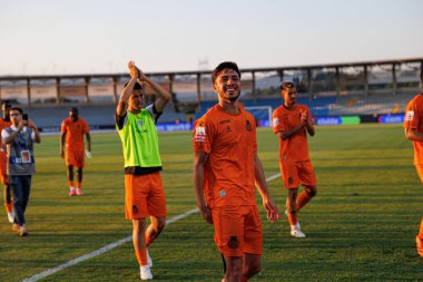 Estadio Municipal Rio Maior 'daki Casa Pia AC ve Boavista FC takımları arasında oynanan Liga Portekiz maçı sırasında Joel Silva (Maciej Rogowski)