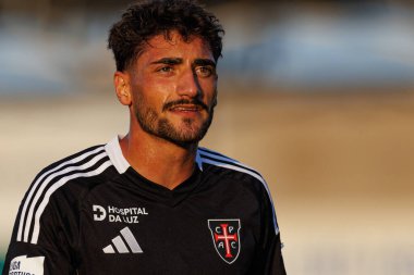 Estadio Municipal Rio Maior 'daki Casa Pia AC ve Boavista FC takımları arasında oynanan Liga Portekiz maçı sırasında Miguel Sousa (Maciej Rogowski)