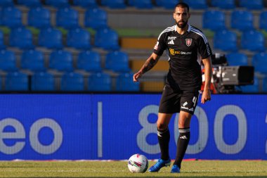 Estadio Belediyesi Rio Maior 'daki Casa Pia AC ve Boavista FC takımları arasında oynanan Liga Portekiz maçı sırasında Joao Goulart (Maciej Rogowski)