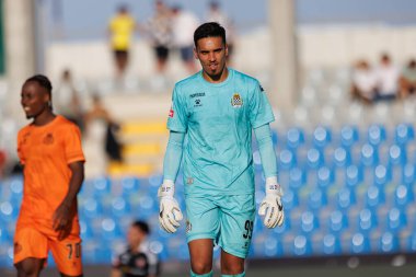 Estadio Belediyesi Rio Maior 'daki Casa Pia AC ve Boavista FC takımları arasında oynanan Liga Portekiz maçı sırasında Joao Goncalves (Maciej Rogowski)