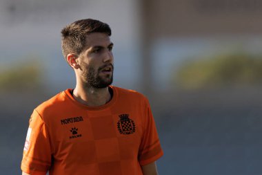 Estadio Belediyesi Rio Maior 'daki Casa Pia AC ve Boavista FC takımları arasında oynanan Liga Portekiz maçı sırasında Ilija Vukotic (Maciej Rogowski)