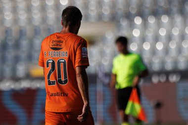 Estadio Belediyesi Rio Maior 'daki Casa Pia AC ve Boavista FC takımları arasında oynanan Liga Portekiz maçı sırasında Filipe Ferreira (Maciej Rogowski)