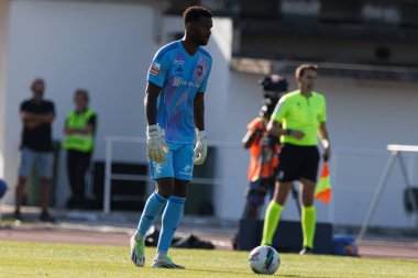 Liga Portekiz maçında Ricardo Batista, Estadio Belediyesi Rio Maior 'daki Casa Pia AC ve Boavista FC takımları arasında oynadı (Maciej Rogowski)