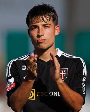 Estadio Belediyesi Rio Maior 'daki Casa Pia AC ve Boavista FC takımları arasında oynanan Liga Portekiz maçı sırasında Raul Blanco (Maciej Rogowski)