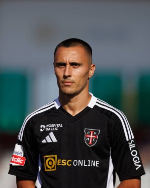 Estadio Belediyesi Rio Maior 'da Casa Pia AC ve Boavista FC takımları arasında oynanan Liga Portekiz maçı sırasında Leonardo Lelo (Maciej Rogowski)