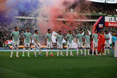 Estadio Jose Alvalade 'deki (Maciej Rogowski) Sporting CP ve Rio Ave FC takımları arasında oynanan Liga Portekiz maçı sırasında Rio Bulvarı takımı)
