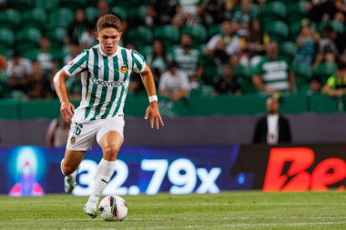 Brandon Aguilera, Liga Portekiz maçı sırasında Estadio Jose Alvalade 'de (Maciej Rogowski)