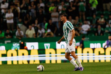 Estadio Jose Alvalade 'deki (Maciej Rogowski) Sporting CP ve Rio Ave FC takımları arasında oynanan Liga Portekiz maçı sırasında Miguel Nobrega)