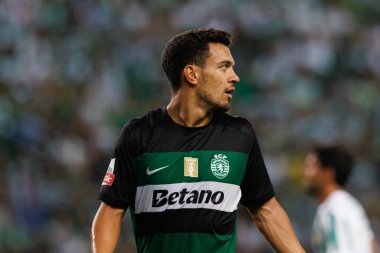 Pedro Goncalves, Liga Portekiz maçı sırasında Estadio Jose Alvalade 'de (Maciej Rogowski)