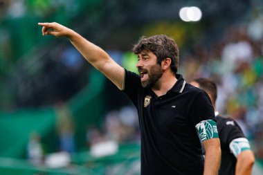 Luis Freire, Estadio Jose Alvalade 'deki (Maciej Rogowski) Sporting CP ve Rio Ave FC takımları arasında oynanan Liga Portekiz maçı sırasında)