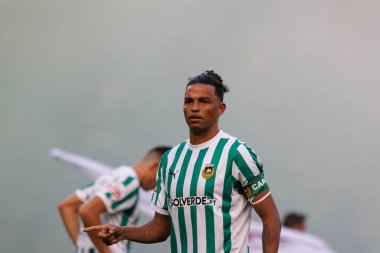 Aderllan Santos, Liga Portekiz maçı sırasında Estadio Jose Alvalade 'de (Maciej Rogowski)