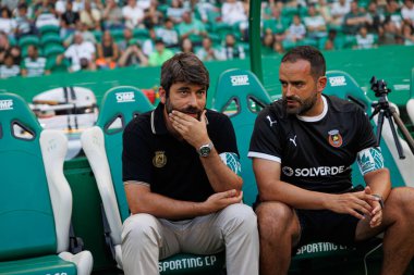 Luis Freire, Estadio Jose Alvalade 'deki (Maciej Rogowski) Sporting CP ve Rio Ave FC takımları arasında oynanan Liga Portekiz maçı sırasında)
