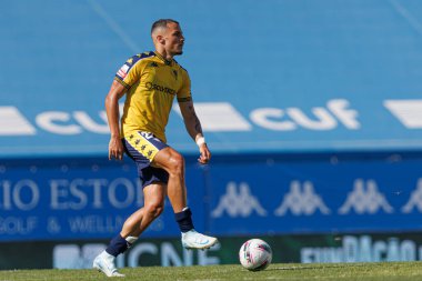 Pedro Alvaro, Liga Portekiz maçı sırasında Estoril Praia ve Santa Clara takımları arasında Estadio Antonio Coimbra da Mota 'da (Maciej Rogowski)
