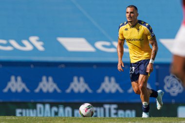 Pedro Alvaro, Liga Portekiz maçı sırasında Estoril Praia ve Santa Clara takımları arasında Estadio Antonio Coimbra da Mota 'da (Maciej Rogowski)