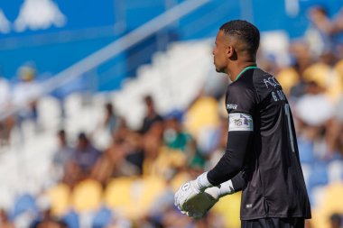 Gabriel Batista, Liga Portekiz maçı sırasında Estoril Praia ve Estadio Antonio Coimbra da Mota takımları arasında (Maciej Rogowski)