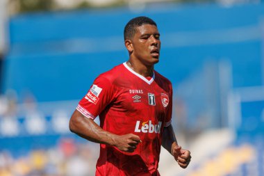 Liga Portekiz maçı sırasında Estoril Praia ve Estadio Antonio Coimbra da Mota takımları arasında oynanan Vinicius Lopes (Maciej Rogowski)