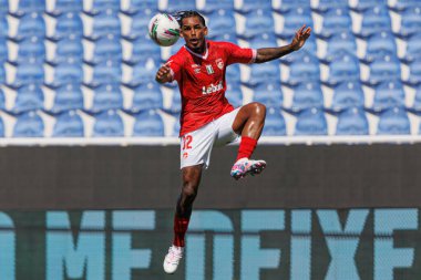 Matheus Araujo Liga Portekiz maçı sırasında GD Estoril Praia ve CD Santa Clara takımları arasında Estadio Antonio Coimbra da Mota 'da (Maciej Rogowski)