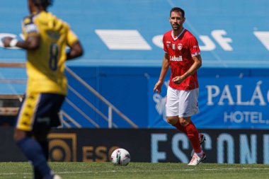 Liga Portekiz maçında GD Estoril Praia ve CD Santa Clara takımları arasında Estadio Antonio Coimbra da Mota (Maciej Rogowski)