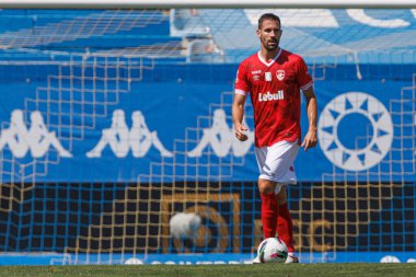 Liga Portekiz maçında GD Estoril Praia ve CD Santa Clara takımları arasında Estadio Antonio Coimbra da Mota (Maciej Rogowski)