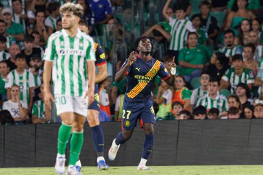 Gabriel Misehouy, Real Betis Balompie ve Girona FC takımlarının Estadio Benito Villamarin 'de (Maciej Rogowski)