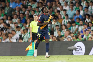 Gabriel Misehouy, Real Betis Balompie ve Girona FC takımlarının Estadio Benito Villamarin 'de (Maciej Rogowski)