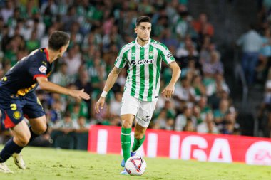 Marc Roca, Real Betis Balompie ve Girona FC takımları arasında LaLiga EASPORTS maçı sırasında Estadio Benito Villamarin 'de (Maciej Rogowski)