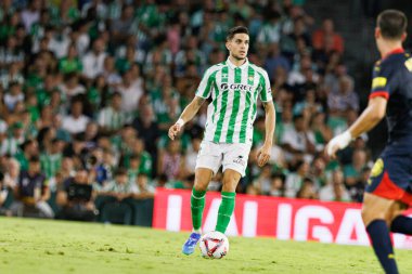 Marc Roca, Real Betis Balompie ve Girona FC takımları arasında LaLiga EASPORTS maçı sırasında Estadio Benito Villamarin 'de (Maciej Rogowski)