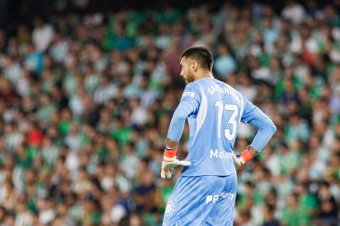 Paulo Gazzaniga LaLiga EASPORTS maçı sırasında Real Betis Balompie ve Girona FC takımları arasında Estadio Benito Villamarin (Maciej Rogowski)