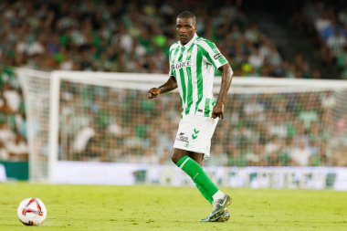 Estadio Benito Villamarin 'de Real Betis Balompie ve Girona FC takımları arasında oynanan LaLiga EASPORTS maçı sırasında William Carvalho (Maciej Rogowski)