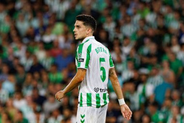 Marc Bartra LaLiga EASPORTS maçı sırasında Real Betis Balompie ve Girona FC takımları arasında Estadio Benito Villamarin 'de (Maciej Rogowski)
