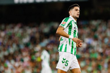 Marc Bartra LaLiga EASPORTS maçı sırasında Real Betis Balompie ve Girona FC takımları arasında Estadio Benito Villamarin 'de (Maciej Rogowski)