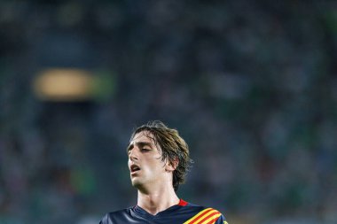 Estadio Benito Villamarin 'de Real Betis Balompie ve Girona FC takımları arasında oynanan LaLiga EASPORTS maçı sırasında Bryan Gil (Maciej Rogowski)