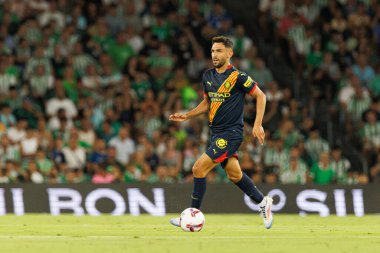 Estadio Benito Villamarin 'de Real Betis Balompie ve Girona FC takımları arasında oynanan LaLiga EASPORTS maçı sırasında Ivan Martin (Maciej Rogowski)