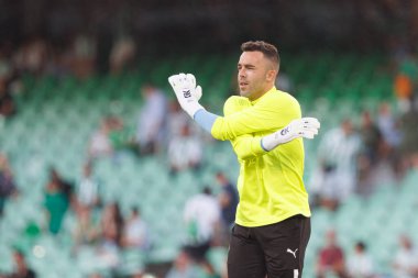 Juan Carlos LaLiga EASPORTS maçı sırasında Real Betis Balompie ve Girona FC takımları arasında Estadio Benito Villamarin 'de (Maciej Rogowski)