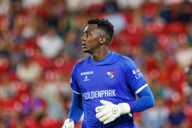 Andrew Ventura, Liga Portekiz maçı sırasında Gil Vicente FC ve AVS takımları arasında Estadio Cidade de Barcelos 'ta (Maciej Rogowski)