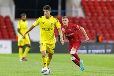 Lucas Piazon, Liga Portekiz maçı sırasında Estadio Cidade de Barcelos 'ta Gil Vicente FC ve AVS takımları arasında görüldü (Maciej Rogowski)