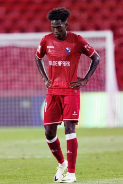 Felix Correia, Liga Portekiz maçı sırasında Estadio Cidade de Barcelos 'ta Gil Vicente FC ve AVS takımları arasında görüldü (Maciej Rogowski)