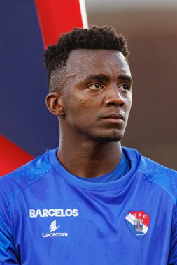 Andrew Ventura, Liga Portekiz maçı sırasında Gil Vicente FC ve AVS takımları arasında Estadio Cidade de Barcelos 'ta (Maciej Rogowski)