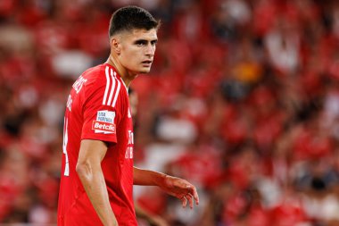 Antonio Silva, Liga Portekiz maçı sırasında Estadio Da Luz 'da SL Benfica ve Casa Pia AC takımları arasında görüldü (Maciej Rogowski)
