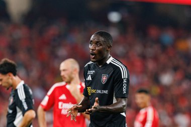 Beni Mukendi, Liga Portekiz maçı sırasında Estadio Da Luz 'da SL Benfica ve Casa Pia AC takımları arasında görüldü (Maciej Rogowski)