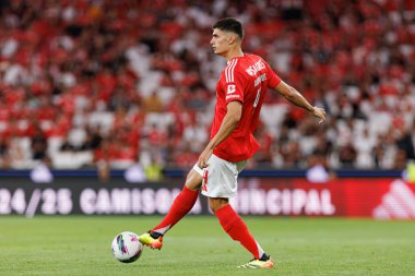 Antonio Silva, Liga Portekiz maçı sırasında Estadio Da Luz 'da SL Benfica ve Casa Pia AC takımları arasında görüldü (Maciej Rogowski)