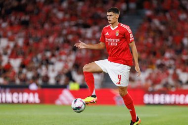 Antonio Silva, Liga Portekiz maçı sırasında Estadio Da Luz 'da SL Benfica ve Casa Pia AC takımları arasında görüldü (Maciej Rogowski)