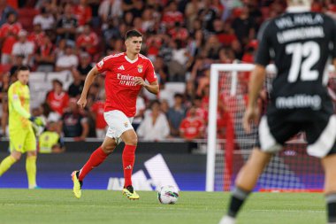 Antonio Silva, Liga Portekiz maçı sırasında Estadio Da Luz 'da SL Benfica ve Casa Pia AC takımları arasında görüldü (Maciej Rogowski)