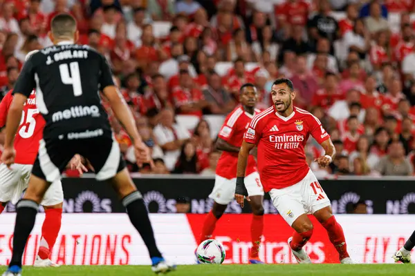 stock image Vangelis Pavlidis  seen  during Liga Portugal game between teams of SL Benfica and Casa Pia AC at Estadio Da Luz (Maciej Rogowski)