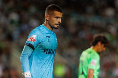 Ricardo Velho, Liga Portekiz maçı sırasında Estadio Algarve 'deki SC Farense ve Sportif CP takımları arasında görüldü (Maciej Rogowski)