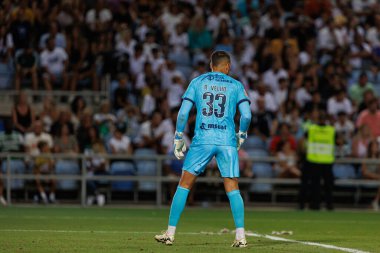 Ricardo Velho, Liga Portekiz maçı sırasında Estadio Algarve 'deki SC Farense ve Sportif CP takımları arasında görüldü (Maciej Rogowski)